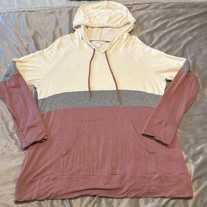 Market & Spruce Brenna French Terry pull over lightweight hoodie XXL